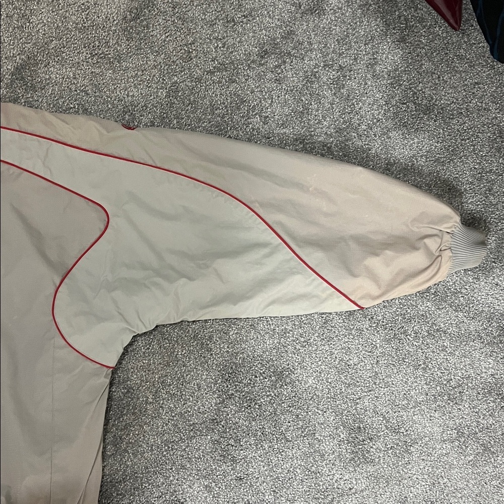 MLB Majestic Boston Red Socks "fleece" lined Jacket with Red and Gray - Picture 7 of 10